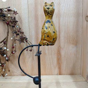 Wooden Cat Tin Balance 10''